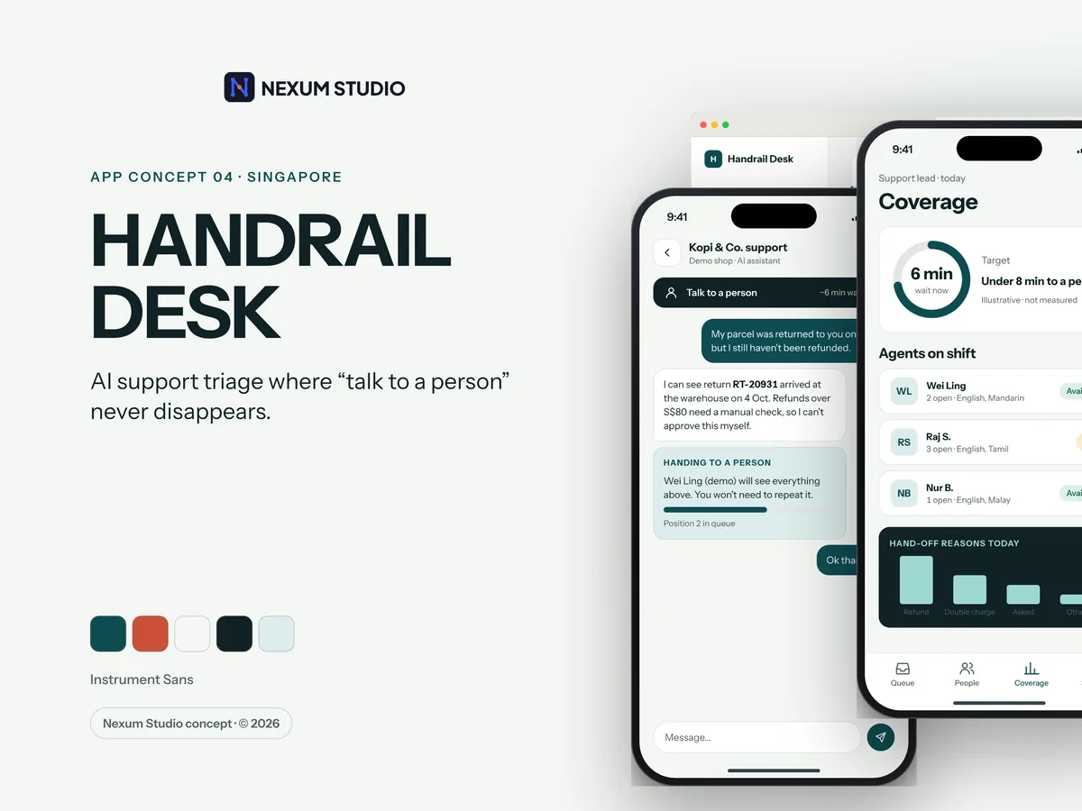 HANDRAIL DESK