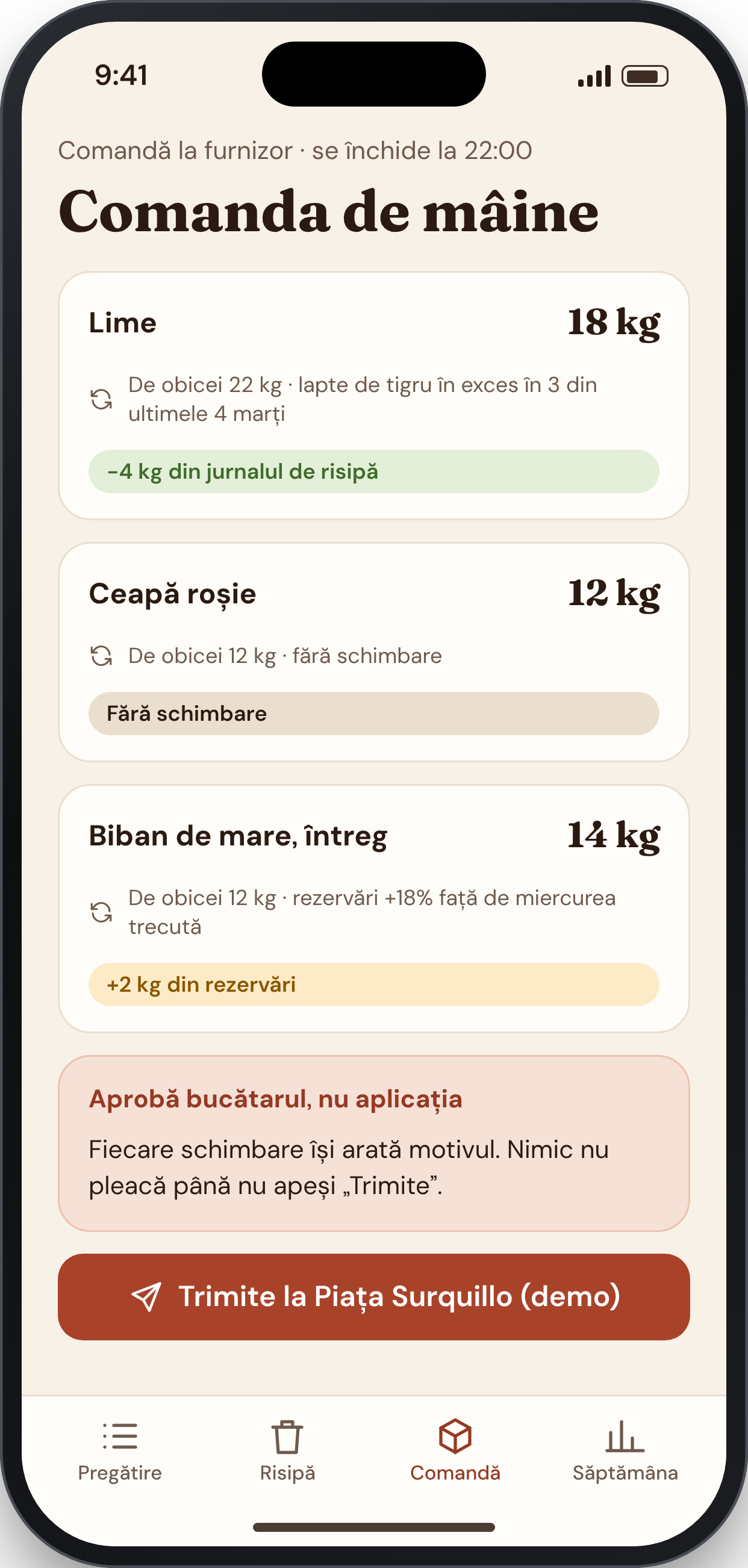 MISE COUNT, ecran: Comanda care învață