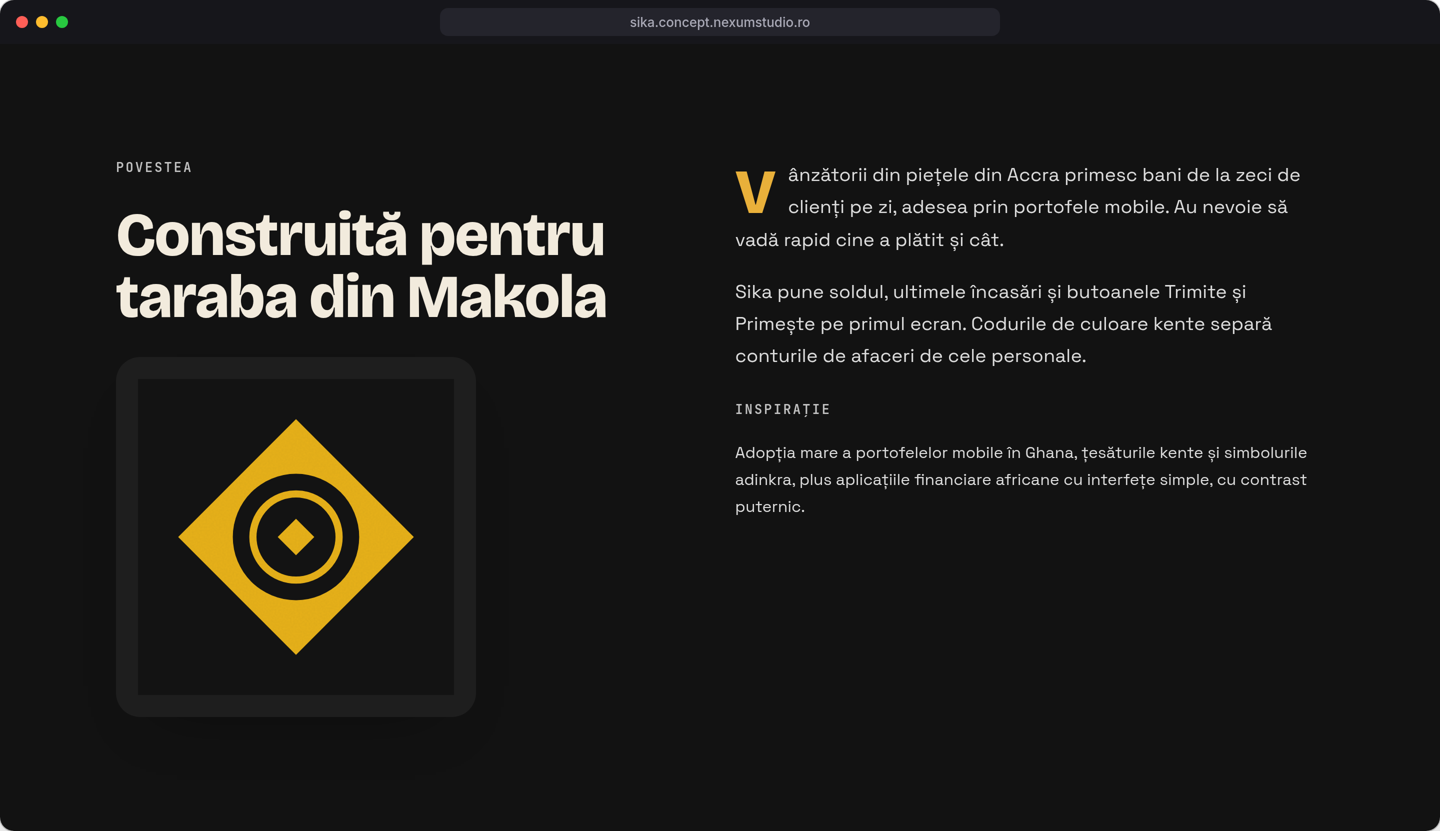 SIKA: Povestea, desktop