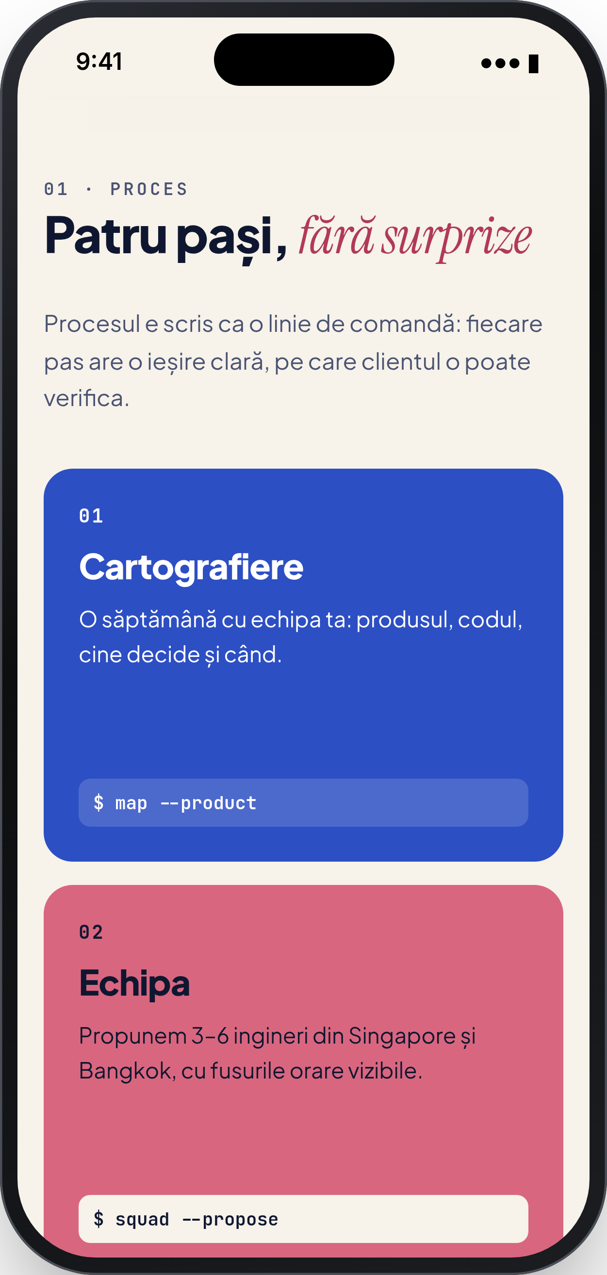 STRAITLINE: Procesul, telefon