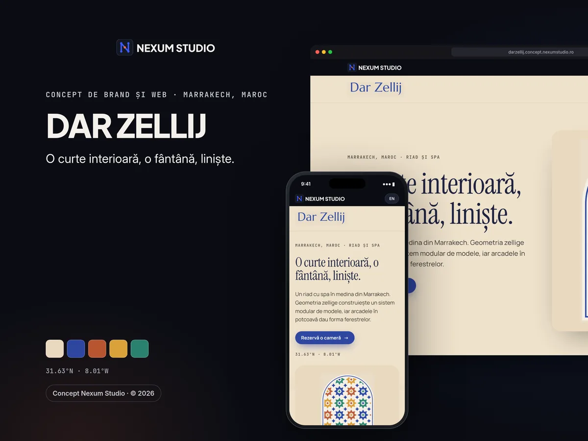 Planșa de brand DAR ZELLIJ