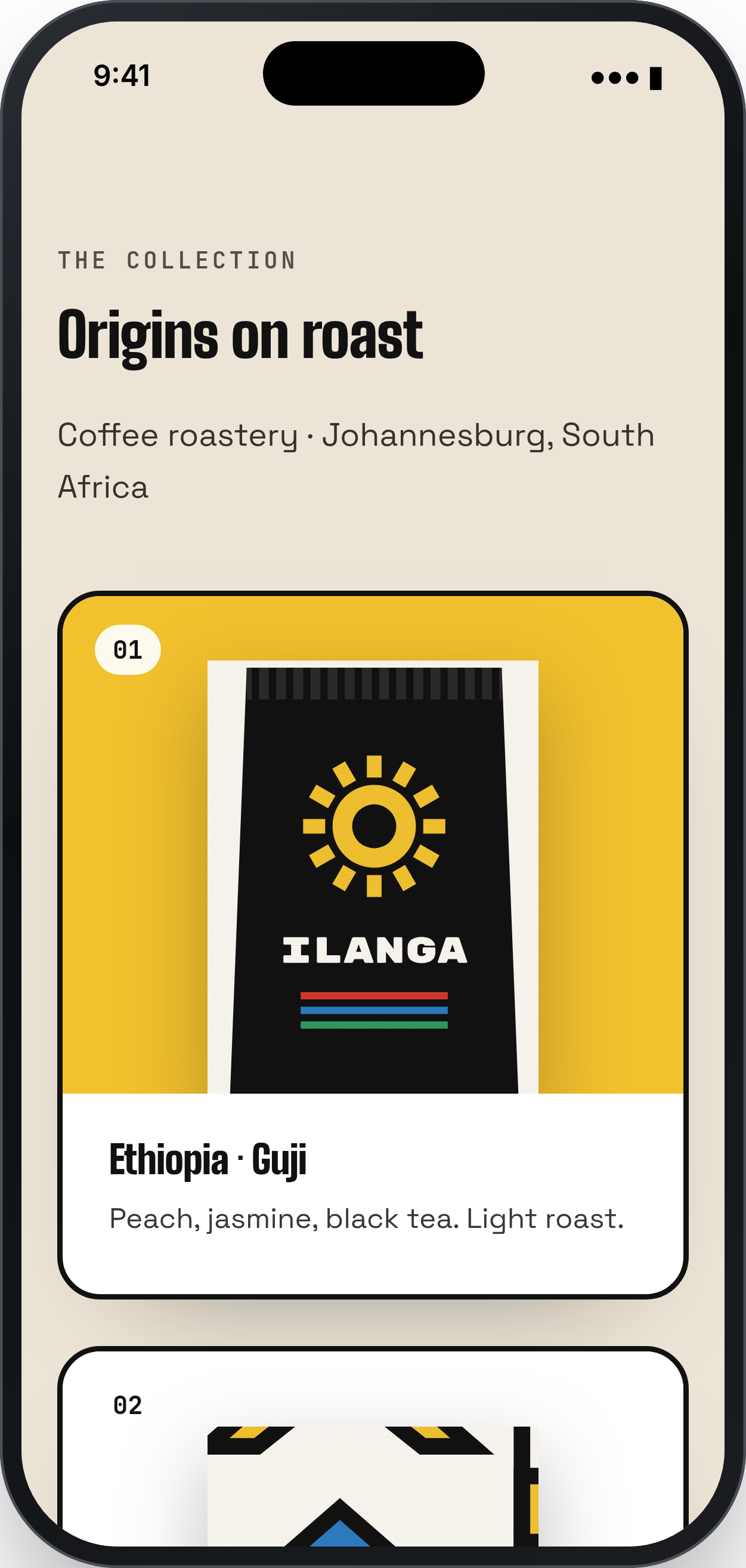 ILANGA COFFEE: The collection, phone