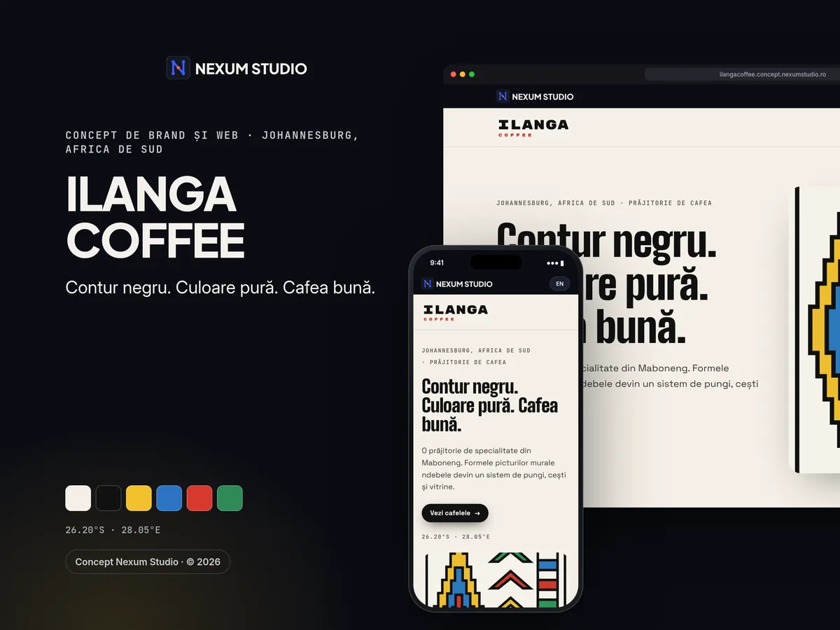 Planșa de brand ILANGA COFFEE