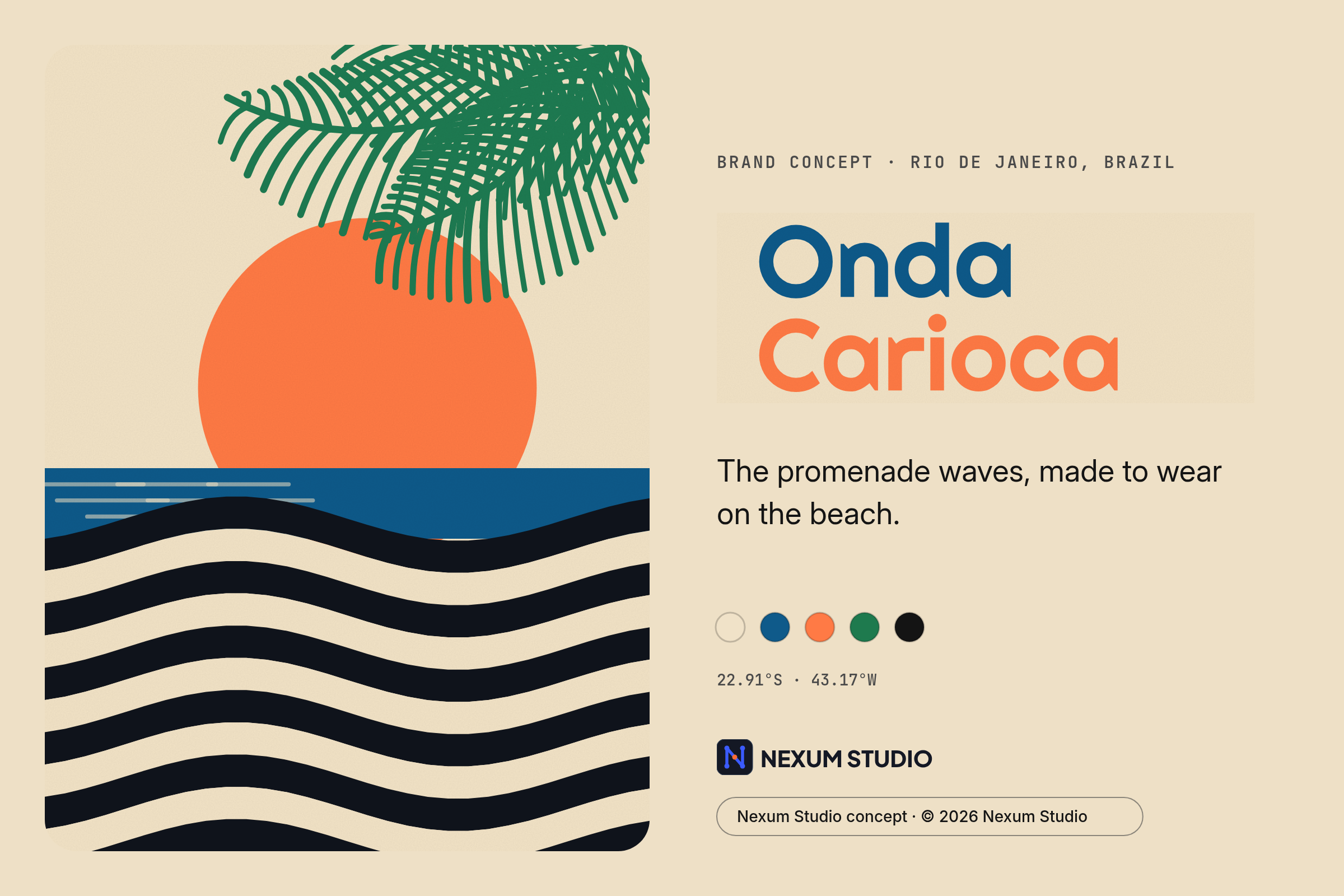 ONDA CARIOCA: brand card