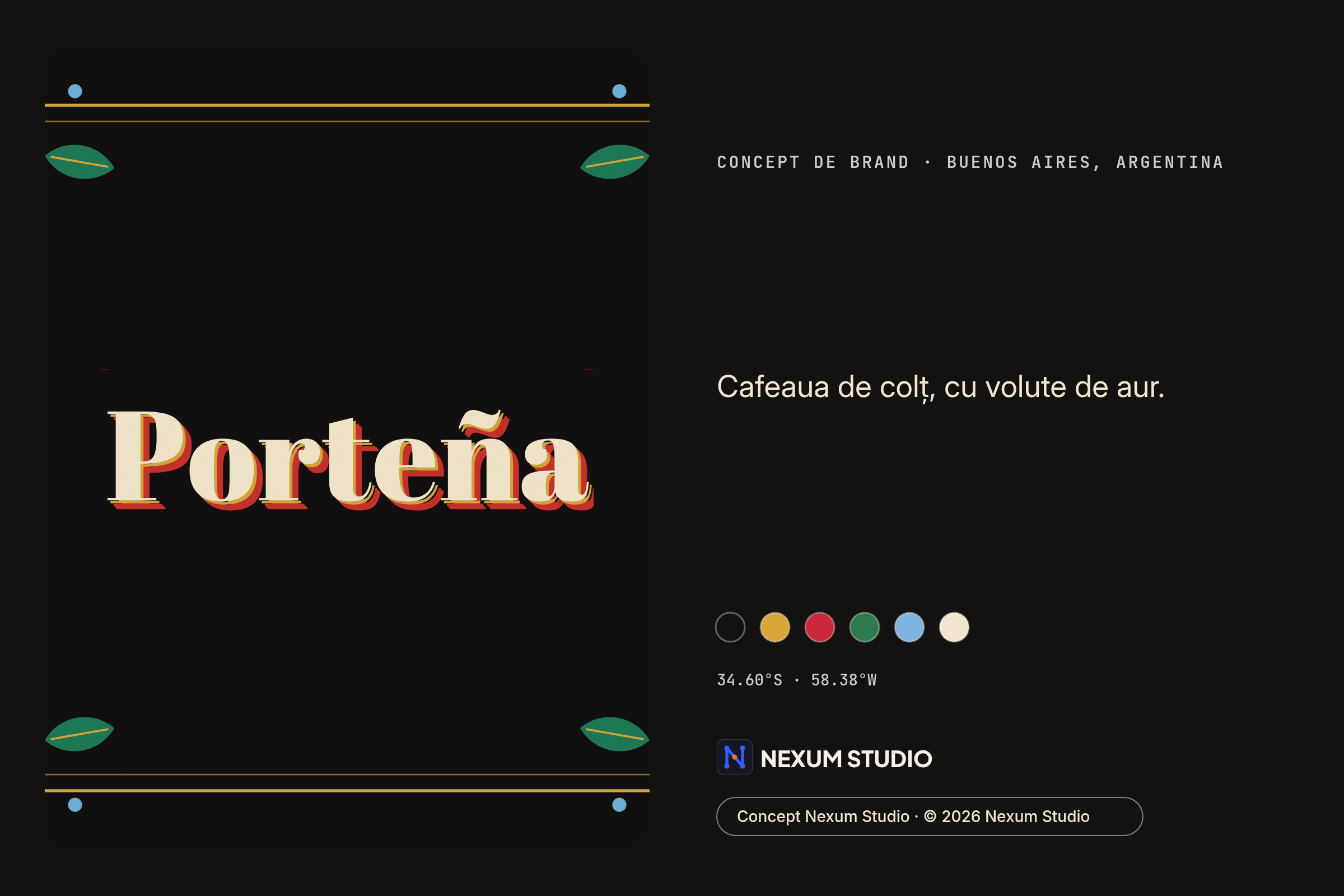 PORTEÑA: card de brand