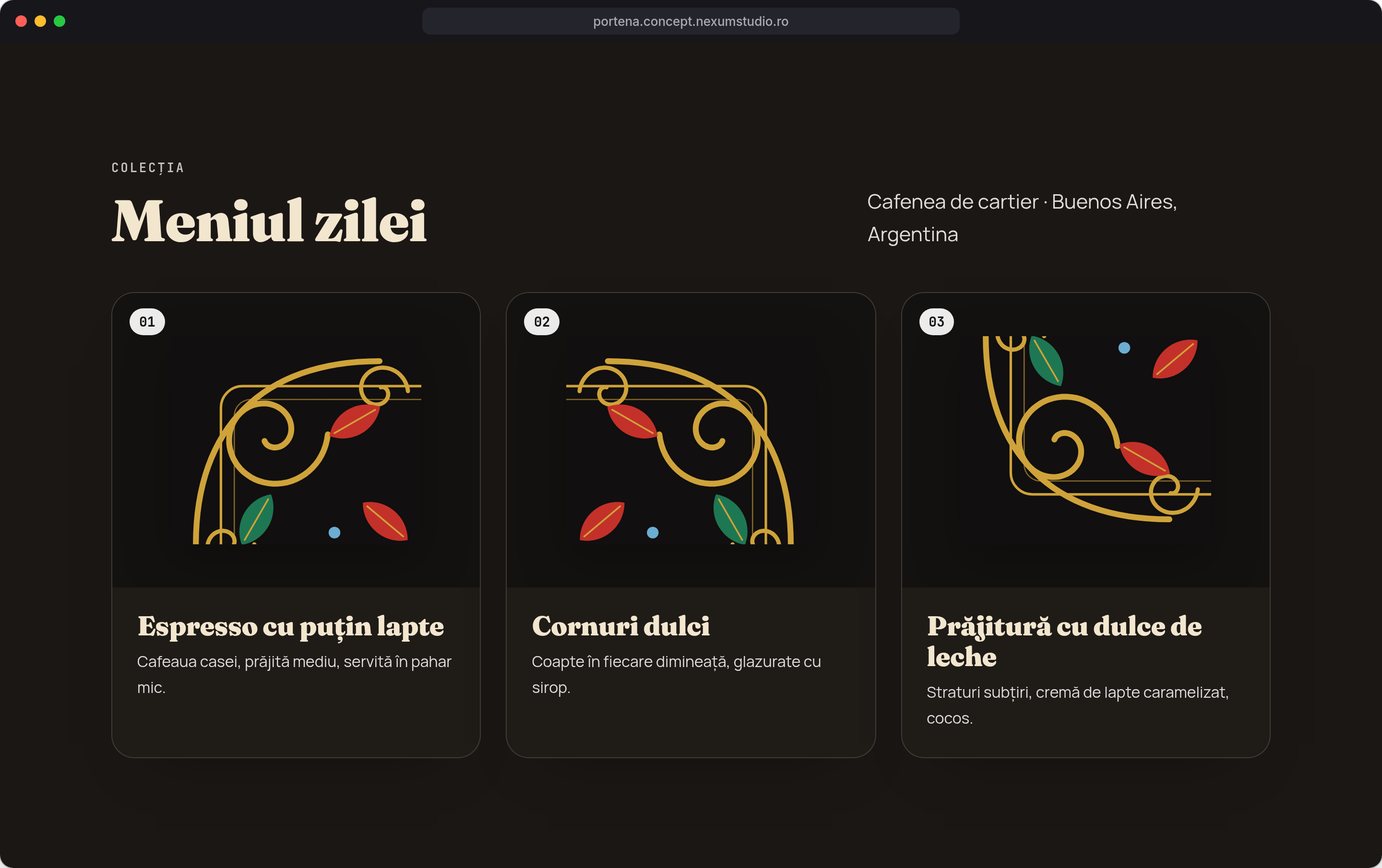 PORTEÑA: Colecția, desktop