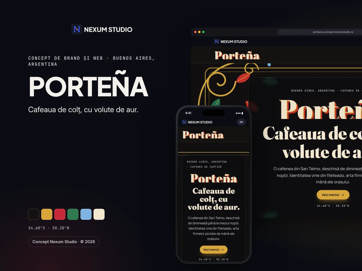 Planșa de brand PORTEÑA