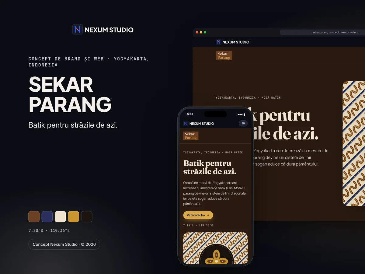 Planșa de brand SEKAR PARANG
